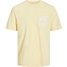 T-Shirts & Tanktops Jack & Jones Gedruckt Rundhals T-shirt Gelb