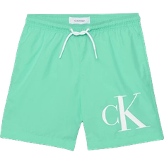 Trainingsbekleidung Badehosen Calvin Klein Kid's Monogram Swim Shorts - Cabbage