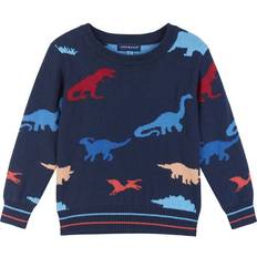 Andy & Evan Kid's Dino Graphic Sweater - Navy (F2244243B)