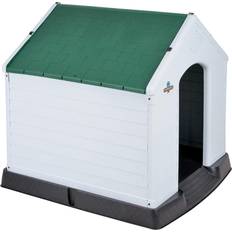 Confidence Pet Large Waterproof Plastic Dog Kennel House Green
