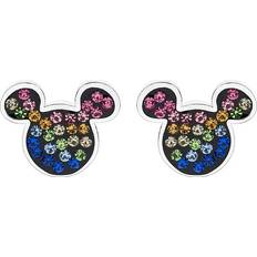 Disney Mickey Mouse Earrings - Silver/Multicolour