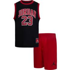 Nike Little Kid's Jordan 23 Jersey Set - Black
