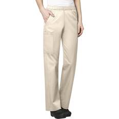 Work Clothes WonderWink Women's Plus-Size Wonderwork Pull-On Cargo Scrub Pant, Khaki