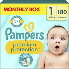Kinder- & Babyzubehör Pampers Premium Protection Size 1 2-5kg 180pcs