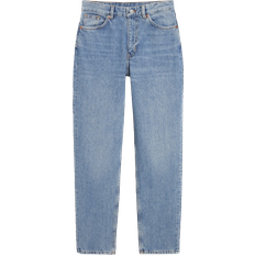 Monki Taiki Tall High Waist Tapered Jeans - Vintage Blue