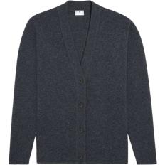 ASKET The Wool Cardigan - Charcoal Melange