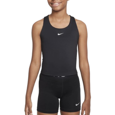 M Tanktops Nike Girl's Swoosh Tank Top Sport Bra - Black/White