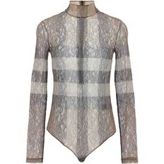 Burberry Women Bodysuits Burberry Ta N Lace Bobysuit - Brown