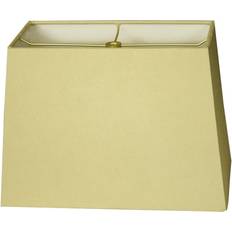Bed Bath & Beyond Rectangle Hard Antique Gold Shade 9"