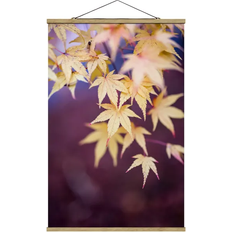 Klebefieber Autumnal Maple Purple/Beige Poster 35x52.5cm