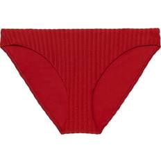 Røde Bikiniunderdeler Calvin Klein Bikini Bottoms Archive Rib Red