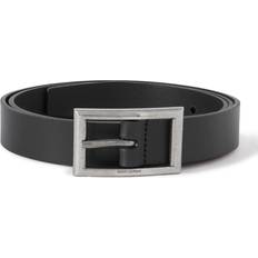 Saint Laurent Men Belts Saint Laurent Leather belt black