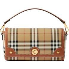 Small Note Check Crossbody Bag - Briar Brown