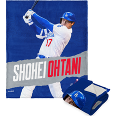 Textiles The Northwest Group MLB Dodgers Shohei Ohtani Silk Blankets Blue (152.4x127)