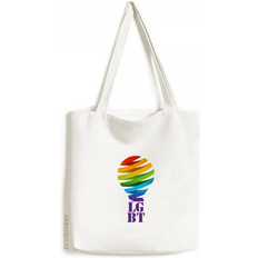 Bags Light s Differentiate Identify Rainbow Equality Tote Canvas Bag Shopping Satchel Casual Handbag