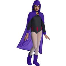 Rubies Deluxe Girls Teen Titan Go Movie Raven Costume