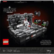 Building Games Lego Disney Star Wars Death Star Trench Run Diorama 75329