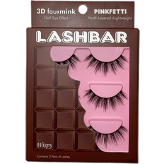LASHBAR Pinkfetti 3D Fauxmink 3-pack