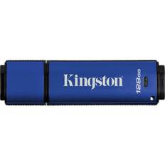 128 GB - USB 3.2 (Gen 2) Minnepenner Kingston DataTraveler Vault Privacy 128GB USB 3.2 Gen 2