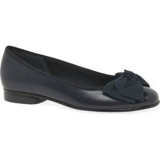 Gabor 44 ½ Ballerinas Gabor Amy Bow Trim - Navy/Patent