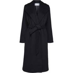 Selected Rosa Belt Coat - Black