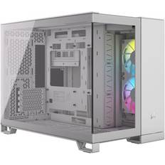 Corsair Computer Cases Corsair 2500X RGB Tempered Glass Micro Dual Chamber PC Case CC-9011268-WW