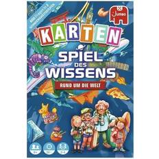 Gesellschaftsspiele Jumbo 1110100247 Spiel des Wissens, Rund um die Welt, Quizspiel, Kartenspiel