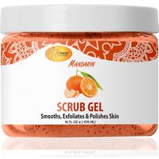 Hyaluronic Acid Body Scrubs Spa Redi Exfoliating Scrub Pumice Gel Mandarin 16fl oz