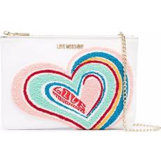 Damen - Weiß Clutches Love Moschino Damen BORSA A SPALLA Umhngetasche, Weiß