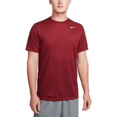 Nike Red T-shirts Nike Men's Dri-FIT Legend Fitness T-shirt - Team Red/Matte Silver