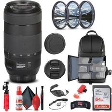 Canon EF Camera Lenses Canon EF 70-300mm f/4-5.6 IS II USM Lens 0571C002 + + BackPack + More