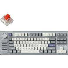 Keychron Mechanical Keyboards Keychron Q3 Pro Swappable RGB Backlight Red Knob KSA