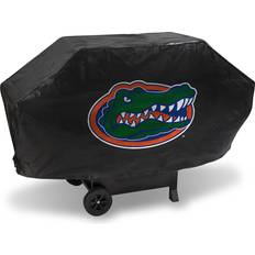 BBQ Accessories Rico Industries NCAA Florida Gators Black Deluxe Grill Cover Deluxe Vinyl Grill Cover 68" Wide/Heavy Duty/Velcro Staps