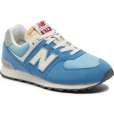 Children's Shoes New Balance 574 Athletic Shoe Big Kid Chive White GREEN