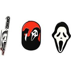 Brooches BioWorld Scream Ghostface Pack Lapel Pin Set
