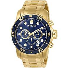 Armbanduhren Invicta 0073 Pro Diver Collection Chronograph 18k Gold-Plated