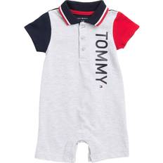 Tommy Hilfiger Boy's Colorblock Logo Romper - White