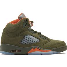 Schuhe Nike Air Jordan 5 Retro M - Army Olive/Solar Orange