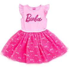 Girls Dresses Children's Clothing Barbie Little Girl's Tulle Dress - Pink