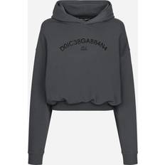 Dolce & Gabbana Herren Pullover Dolce & Gabbana Cropped hoodie with logo