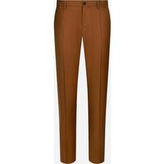 Herren - Wolle Shorts Dolce & Gabbana Tailored virgin wool pants brown