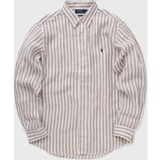 Linen - Men Clothing Polo Ralph Lauren CUBDPPCS-LONG SLEEVE-SPORT SHIRT brown male Longsleeves now available at BSTN in