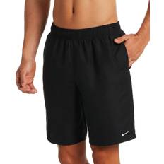 Nike Men's Essential Lap Solid Swim Trunks 9" - Black