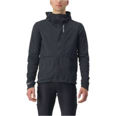 Castelli Herren Oberteile Castelli trail hoodie langarm jacke schwarz