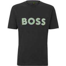 Hugo Boss Men - XL T-shirts Hugo Boss Men's Mesh Regular-Fit T-shirt Charcoal