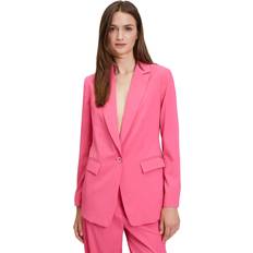 Rosa Jacketts Betty & Co Blazer With Lapel, Collar And Long Sleeves Pink