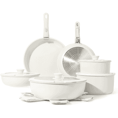 Carote Granite Non Stick Cookware Set with lid 17 Parts