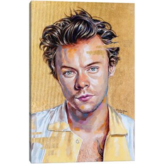 Interior Details East Urban Home Harry Styles Jackie Liu - Wrapped Canvas Painting Print