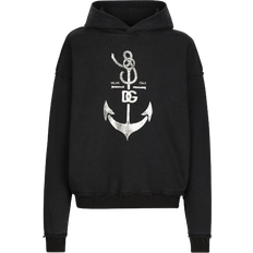 Dolce & Gabbana Herren Pullover Dolce & Gabbana Men's Anchor Logo Hoodie - Blue