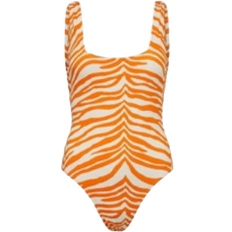 L Badedrakter Becksöndergaard Zecora Ella Swimsuit - Persimmon Orange